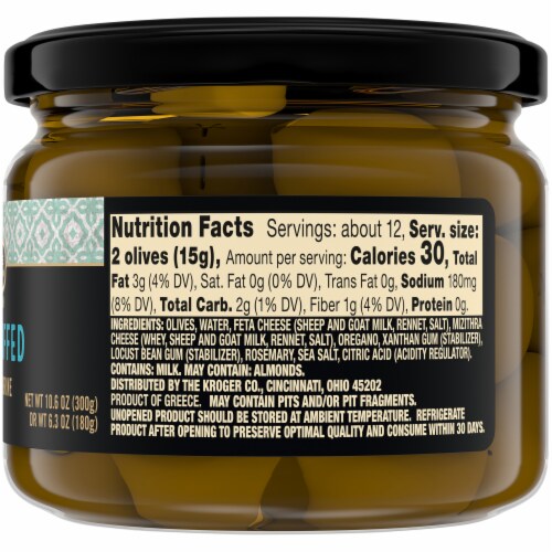 Private Selection® Feta Stuffed Green Olives Perspective: right