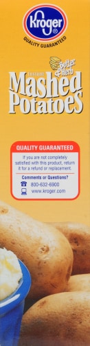 Kroger® Butter & Herb Instant Mashed Potatoes Perspective: right