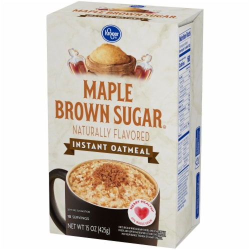 Kroger® Maple & Brown Sugar Instant Oatmeal Perspective: right