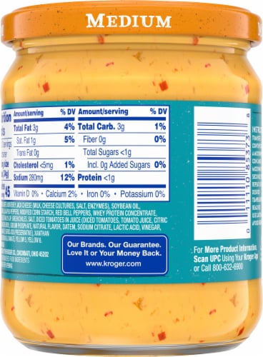 Kroger® Medium Salsa Con Queso Cheese Dip Perspective: right