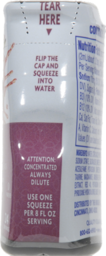Kroger® Energy Black Cherry Liquid Water Enhancer Perspective: right