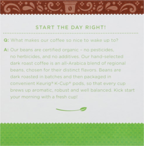 Simple Truth Organic® Dark Roast Coffee Pods Perspective: right