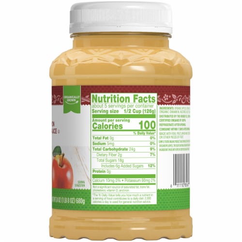 Simple Truth Organic® Cinnamon Applesauce Perspective: right
