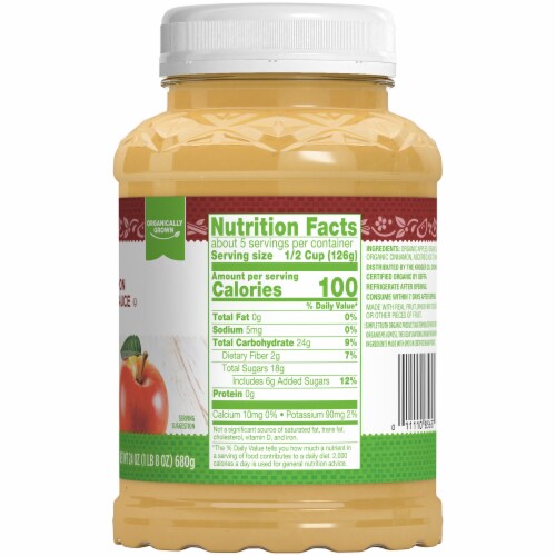 Simple Truth Organic™ Cinnamon Applesauce Perspective: right