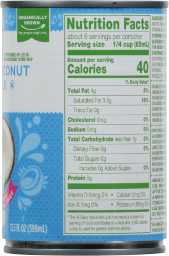 Simple Truth™ Organic Light Coconut Milk Perspective: right