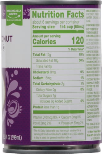 Simple Truth Organic™ Coconut Milk Perspective: right