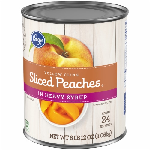 Kroger® Sliced Yellow Cling Peaches in Heavy Syrup Perspective: right