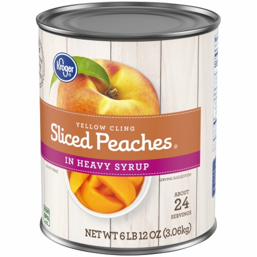 Kroger® Sliced Yellow Cling Peaches in Heavy Syrup Perspective: right