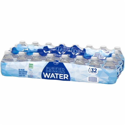 Kroger® Purified Drinking Bottled Water, 24 bottles / 16.9 fl oz - Kroger