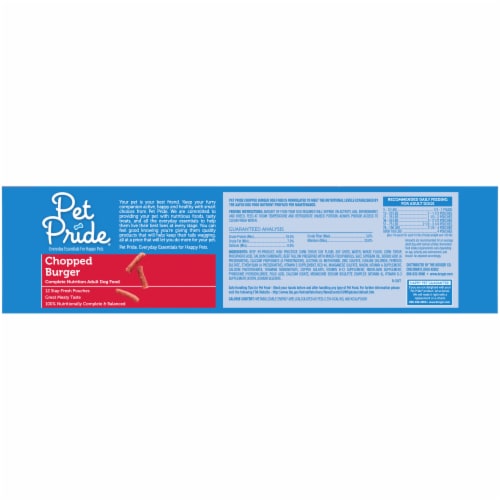 Pet Pride® Chopped Burger Adult Dry Dog Food Perspective: right