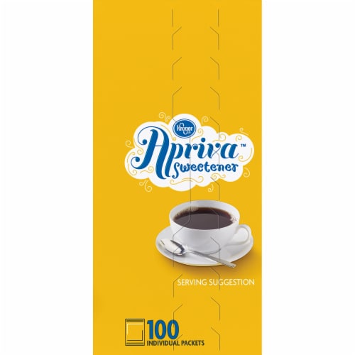 Kroger® Apriva Zero Calorie Gluten Free Sweetener with Sucralose Packets Perspective: right