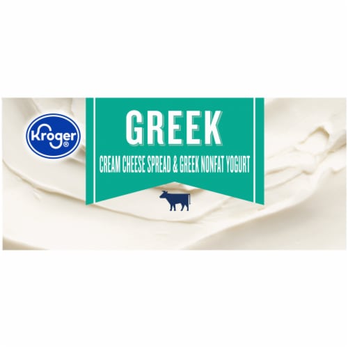 Kroger® Greek Cream Cheese Spread & Greek Nonfat Yogurt Perspective: right