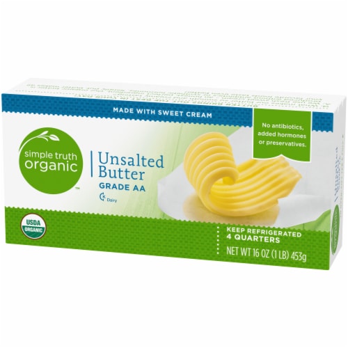 Simple Truth Organic™ Unsalted Butter Sticks Perspective: right