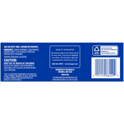 Kroger® Standard & HE Washing Machine Cleaner Pouches Perspective: right