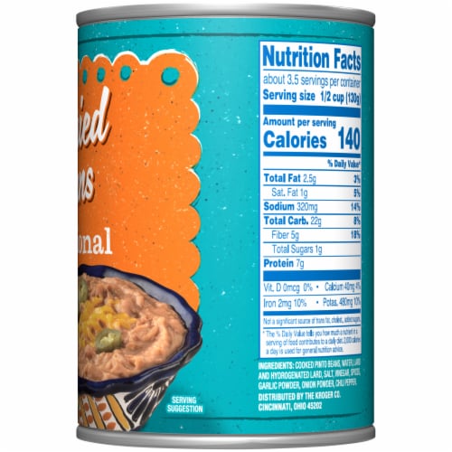 Kroger® Traditional Refried Beans Perspective: right