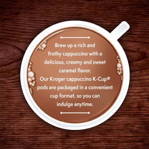 Kroger® Caramel Cappuccino K-Cup Coffee Pods Perspective: right