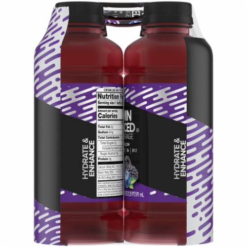 Kroger® Vitamin Enhanced Zero Calorie Black Blueberry Flavored Bottled Water Perspective: right