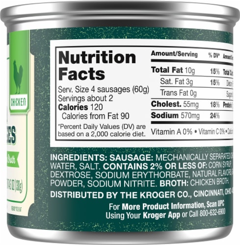 Kroger® Vienna Sausages in Chicken Broth Perspective: right