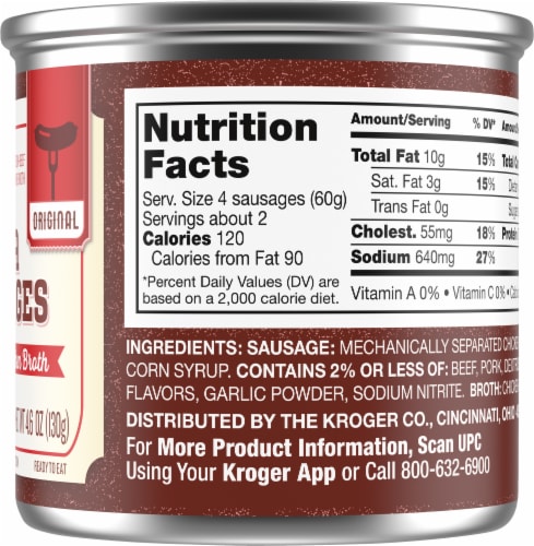 Kroger® Original Vienna Sausages Perspective: right