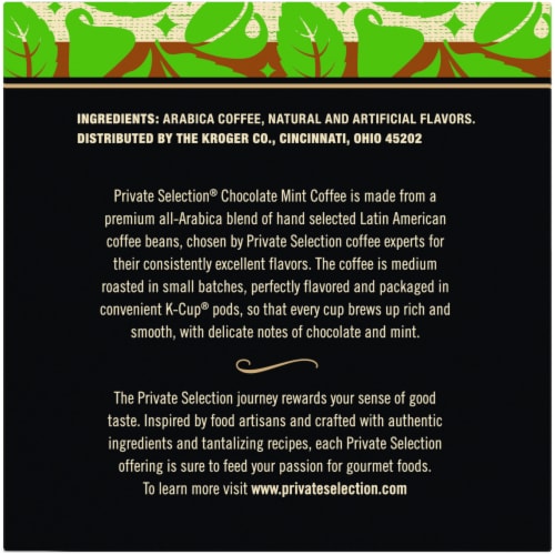 Private Selection® Chocolate Mint Medium Roast K-Cup® Coffee Pods Perspective: right