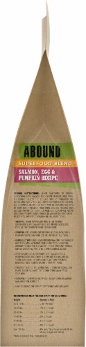 Abound® Superfood Blend Salmon Egg & Pumpkin Recipe Dry Dog Food Perspective: right