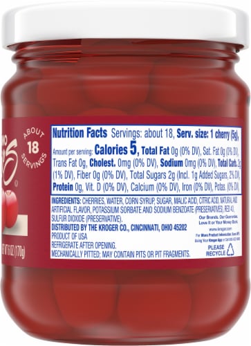 Kroger® Maraschino Cherries Perspective: right