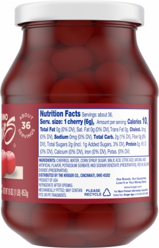 Kroger® Maraschino Cherries Perspective: right