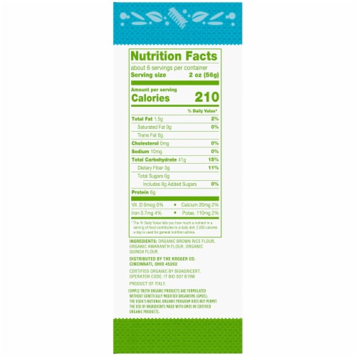 Simple Truth Organic™ Gluten Free Fusilli Pasta Perspective: right
