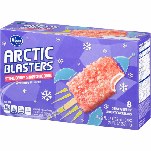 Kroger® Strawberry Shortcake Arctic Blasters Bars Perspective: right