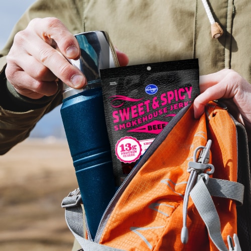 Kroger® Sweet & Spicy Smokehouse Beef Jerky Perspective: right