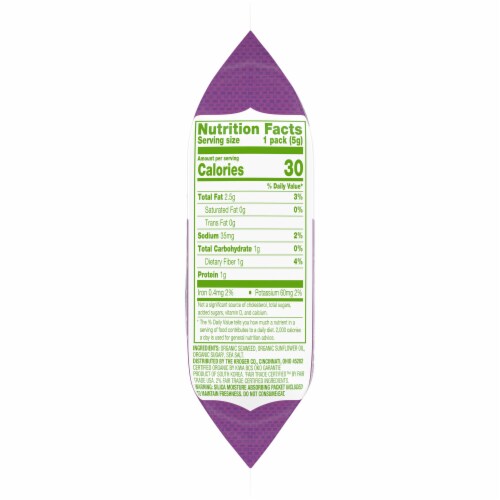 Simple Truth Organic® Sweet & Salty Roasted Seaweed Snack Perspective: right