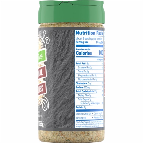Kroger® Gluten Free Traditional Bread Crumbs Perspective: right