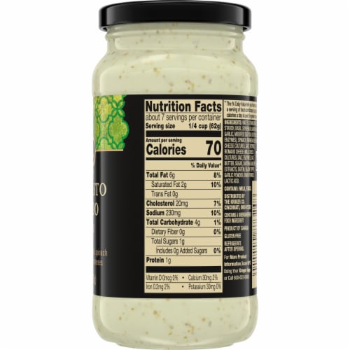 Private Selection® Basil Pesto Alfredo Cream Sauce Perspective: right