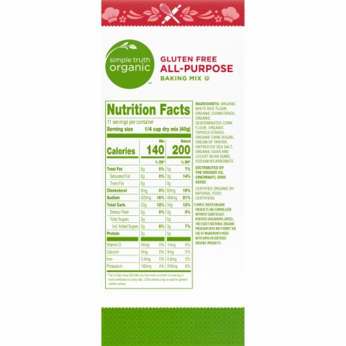 Simple Truth Organic™ Gluten Free All-Purpose Baking Mix Perspective: right