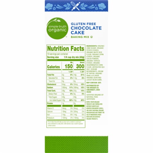 Simple Truth Organic™ Gluten Free Chocolate Cake Baking Mix Perspective: right