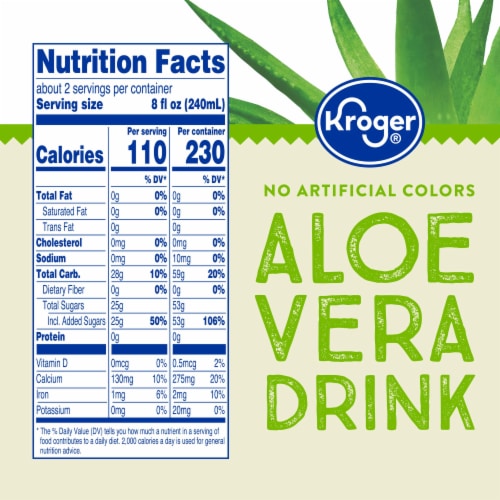 Kroger® Lime Flavor Aloe Vera Juice Drink Perspective: right