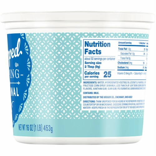 Kroger® Original Whipped Topping, 16 oz - Kroger