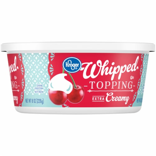 Kroger® Extra Creamy Whipped Topping Tub Perspective: right