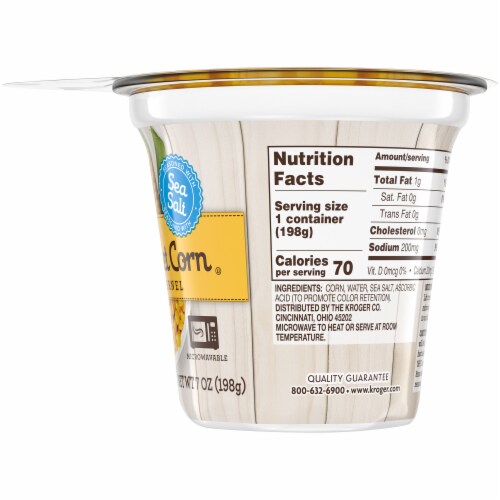 Kroger® Supersweet Whole Kernel Corn Cup Perspective: right