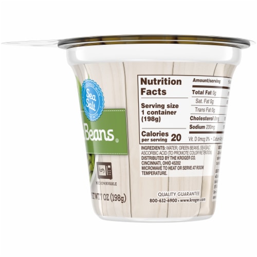 Kroger® Cut Green Beans Cup Perspective: right