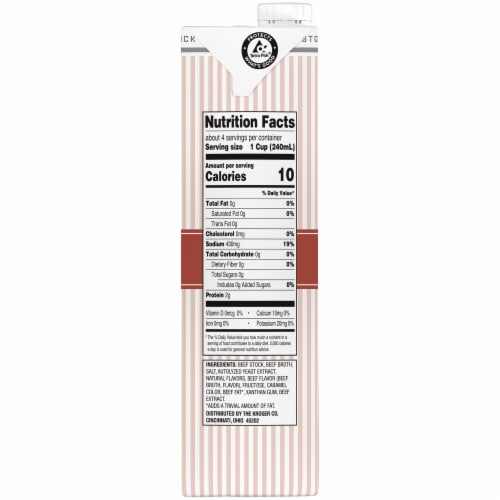 Kroger® Beef Stock Perspective: right