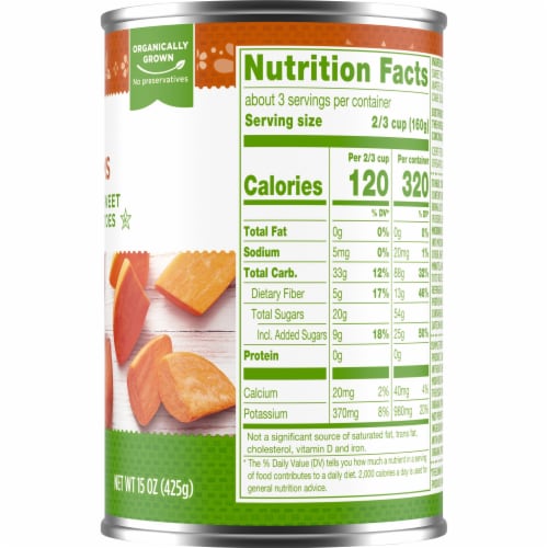 Simple Truth Organic® Sweet Potato Yams Perspective: right