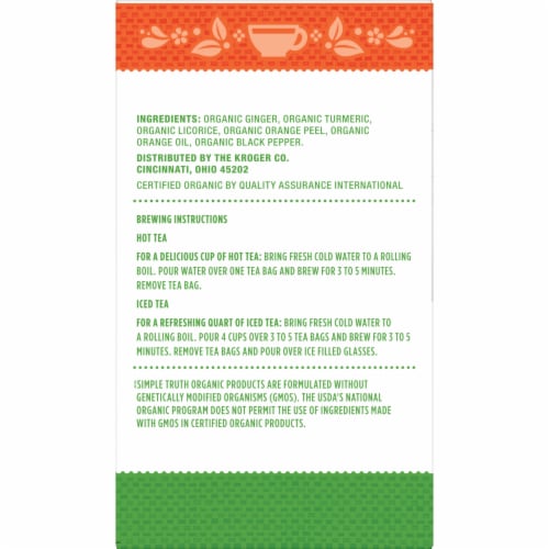 Does Simple Truth Organic Ginger Green Tea Have Caffeine