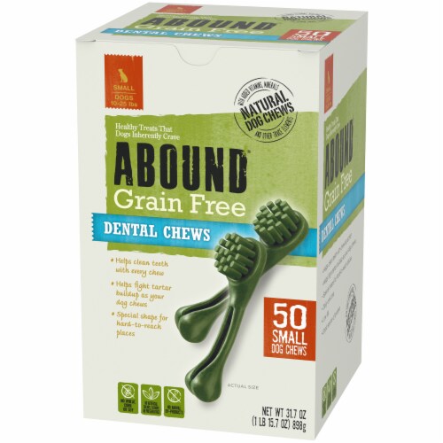 ABOUND Grain Free Dental Chews Small Dog Treats 50 ct Fry s Food Stores