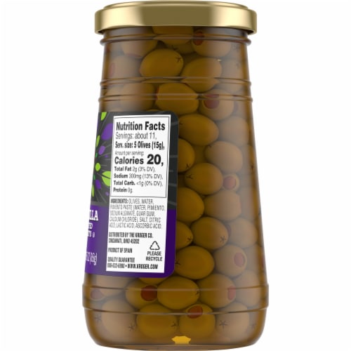Kroger® Pimiento Stuffed Manzanilla Olives Perspective: right