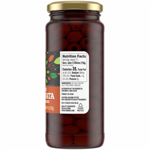 Kroger® Pitted Kalamata Olives In Brine Perspective: right