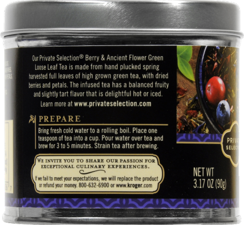 Private Selection® Berry & Ancient Flower Loose Leaf Green Tea Perspective: right