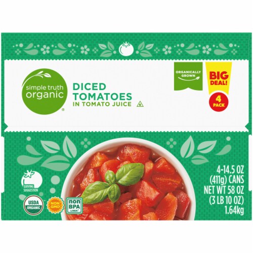 Simple Truth Organic® Diced Tomatoes BIG Deal! Perspective: right