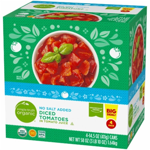 Simple Truth Organic® Diced Tomato NSA BIG Deal! Perspective: right