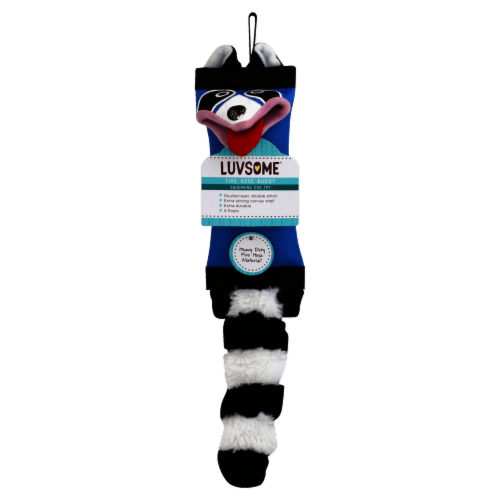 Luvsome™ Fire Hose Buddy Squeaking Dog Toy Perspective: right
